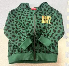 BABY DOLL ヒョウ柄パーカー 90cm