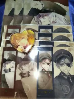 ディアラバ 逆巻シュウ 月浪カルラ ハート缶バッジ 福袋 くじ セット