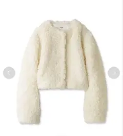 snidel Sustainableショートボアコート