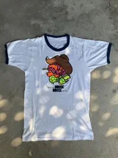 VINTAGE リンガーTシャツ　USA 70s〜80s ポップアートのサムネイル