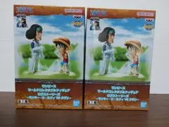 ワンピースワーコレフィギュア　ルフィ&クザン　２個セット
