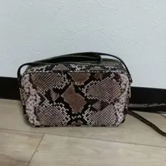 FURLA LILLIショルダーバッグパイソン柄