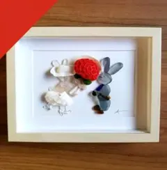 ママ様専用「大好きなあなたに花束を」シーグラスアート　ギフト　プレゼント