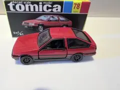 トミカ黒箱　トヨタ　 スプリンター　トレノ　当時物　絶版