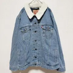 1105)未使用 リーバイス デニム ボア ジャケット トラッカージャケット 