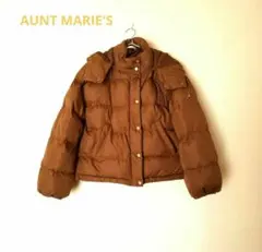 ブラウン ダウンジャケット　ジャケット　上着　ダウン　レディース