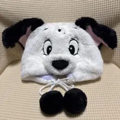 ディズニー ファンキャップ 101匹わんちゃん ダルメシアン ポンポン付き
