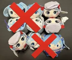 初音ミク 雪ミク ぽてコロマスコット はぐキャラ ふわコロりん セット