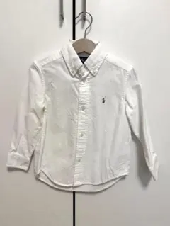 Ralph Lauren ホワイト ボタンダウンシャツ 3T オックスフォード