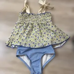 petit main 花柄セパレート水着 90cm