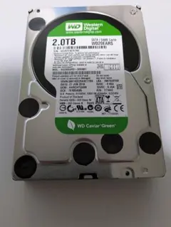 半故障ジャンク品 HDD2TB　Western Digital　WD20EARS