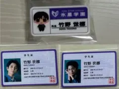 ICEx school 竹野世梛　ランダム名札　ランダム学生証