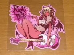 悪魔 ロック 美女 黒 FOORIDER ステッカー B-SIDE LABEL