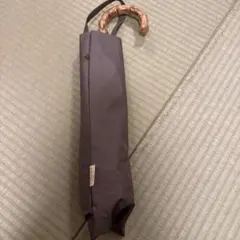 untuleアントゥーレ3段EASY 折りたたみ日傘(55cm)カカオブラック