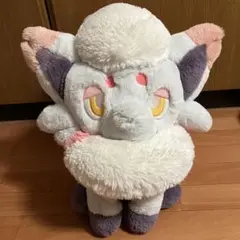 ふわふわ ゾロア ぬいぐるみ ふわふわ抱きぬいぐるみ ヒスイゾロア ｜【公式】ポケモン
