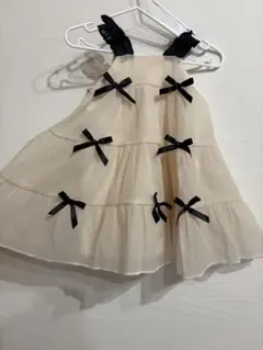 6*★様 アイボリー リボンワンピース