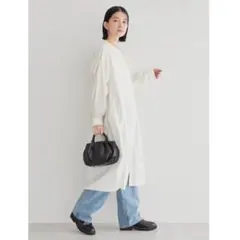 未使用　バンドカラーシャツワンピース