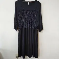 最終価格‼️しまむら★VanillaStudioビスチェ重ね着風ワンピ1回着4L