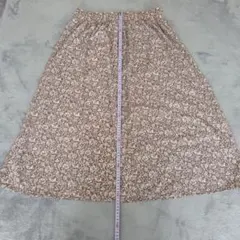 4Lsize　美品です！ 花柄ロングスカート ウエスト