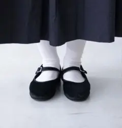 sciuscia シューシャ メリージェーン フラットシューズ ブラック
