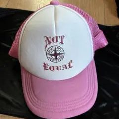NOT EQUAL トラッカーキャップ ピンク