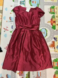 新品タグ付き！ROPE PICNIC赤ワンピース パーティ Mサイズ