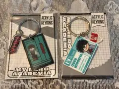 僕のヒーローアカデミア 緑谷出久 ジロリ ラバー アクリルキーホルダーセット
