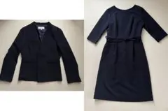 ロペピクニック　ネイビー　 ジャケット　ワンピース