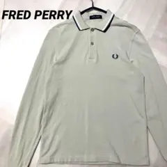 美品FRED PERRY/フレッドペリー M3636ポロシャツ 長袖 S
