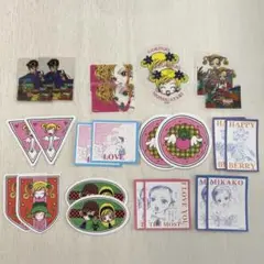 スリコ　3coins りぼん　70周年　ご近所物語　ステッカー　シールバラ売り