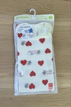 【新品未使用品】UNIQLO リサ・ラーソン ベビー肌着 80