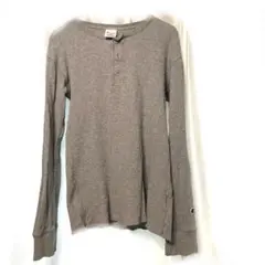 グレー 長袖カットソー