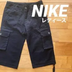 NIKEナイキレディースカーゴパンツSサイズブラック七分丈パンツクロップドパンツ