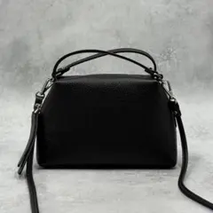 外観美品✨ GIANNI CHIARINI アリファs ショルダーバッグ 黒のサムネイル