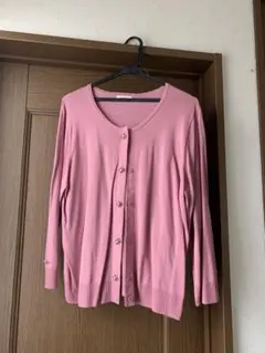 Aylesbury ピンク カーディガン 7分袖