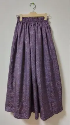 大島紬着物リメイクロングスカート＊290