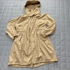 ベージュ フード付き コート