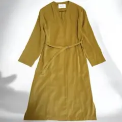 UNITED ARROWS Vネックコート スプリングコート 羽織り ベルト付のサムネイル