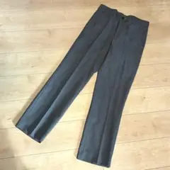 グレー チェック柄 キッズ ロングパンツ スラックス　160