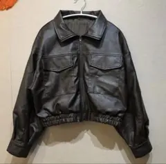 COLONY 2139 フェイクレザーショートブルゾン　Fサイズ