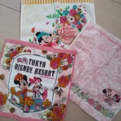 東京ディズニーリゾート タオル 3枚セット／開封済み未使用