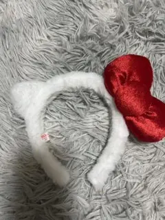 猫耳リボンカチューシャ