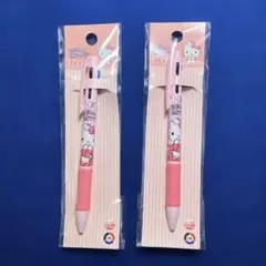 ハローキティ 3色ボールペン 2本セット