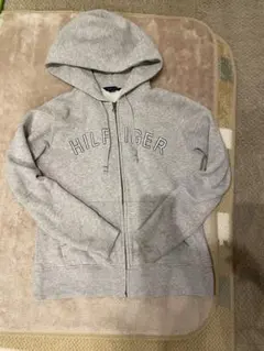トミーフィルガー　ジップパーカー　グレー　Sサイズ