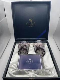 ELBE crystal ワイングラス 2個セット