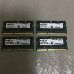 大容量32GB CrucialDDR3L 8GB×4枚セット ノートPC用メモリのサムネイル