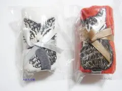 わちふぃーるどダヤン 刺繍 タオルハンカチ 2枚セット