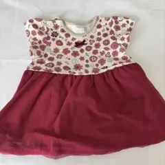 bebe reduction ベビーワンピース　赤紫色のサムネイル