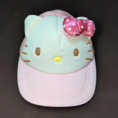 49〜51cm★サンリオ★キティちゃんなりきりキャップ帽子★日よけ付き！のサムネイル