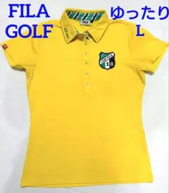 FILAGOLF レディースゴルフウェア 半袖ポロシャツ L 大きいサイズ